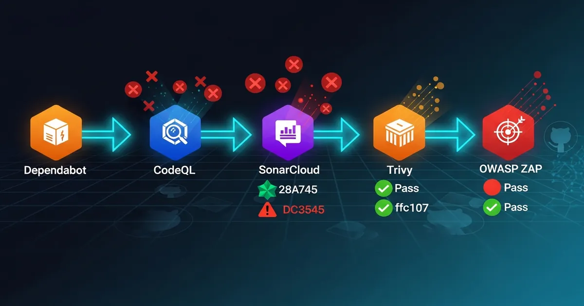 Segurança em CI/CD: Dependabot, SAST, DAST e scanning de containers