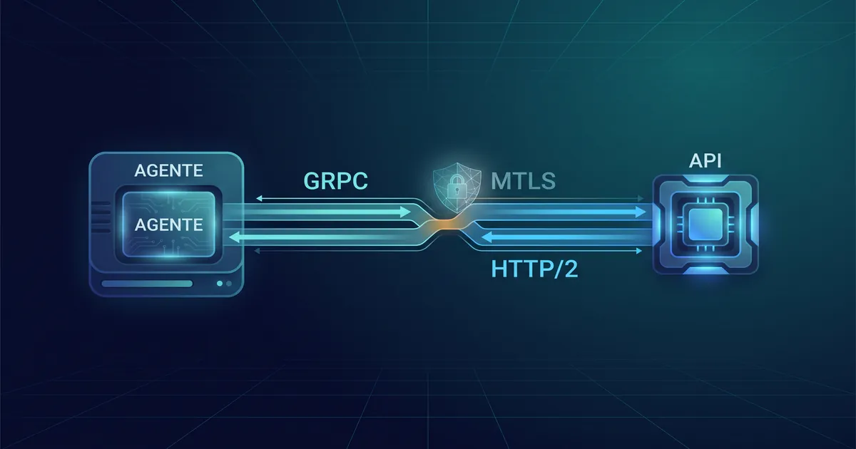 gRPC no .NET 10 conectando API e agente por streaming bidirecional